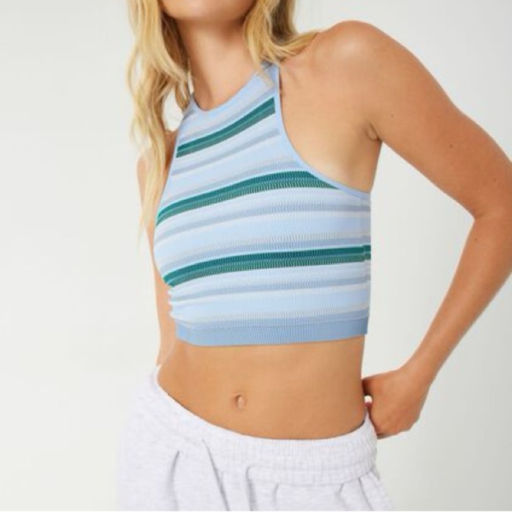 GARAGE Spencer Seamless Racer High Neck Tank EUC